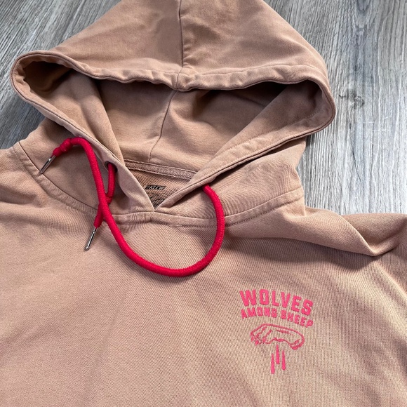 KILL CREW Hoodie Sweatshirt WOLVES AMONG SHEEP Pullover Gym LARGE L - Picture 3 of 7